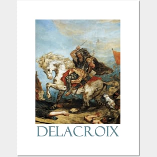 Atilla the Hun by Eugène Delacroix Posters and Art